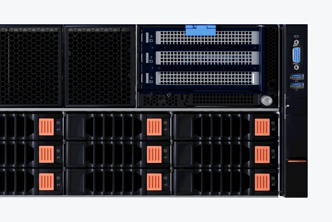 GPU сервер YADRO G4208P G3 для задач ИИ и высокопроизводительных вычислений